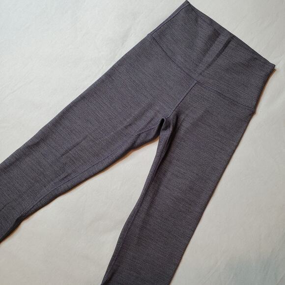 lululemon athletica Pants - Lululemon Women's Size 2 Align Pant II 25" Heathered Herringbone White Black